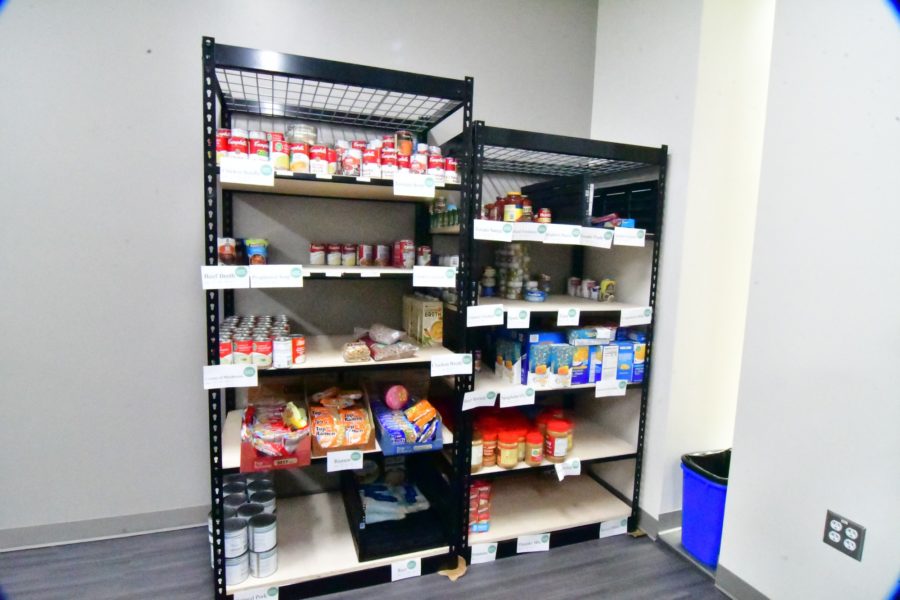 Weber State University’s food pantry is now open to students. The pantry is now located in the Stewart Library. (Nikki Dorber/The Signpost)