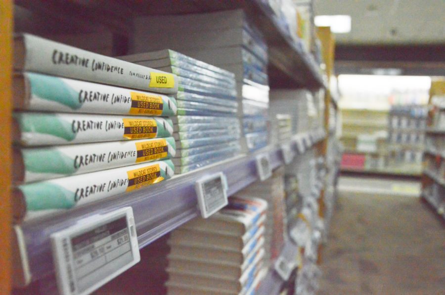 The Weber State University bookstore has textbooks available to students that vary from new books to used books, like the textbook known as Creative Confidence. (Kennedy Robins/ The Signpost) Photo credit: Kennedy Robins