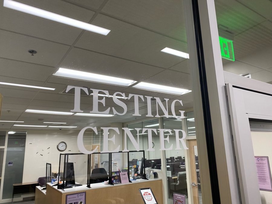 There are multiple testing center locations across WSUs Ogden campus, WSU Davis and the Morgan extension. Photo credit: Alexandrea Bonilla