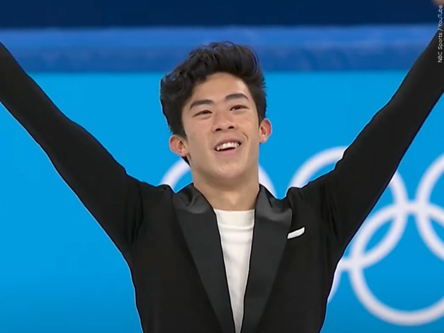 Nathan Chen wins gold in the 2022 Olympics. Photo credit: MGN