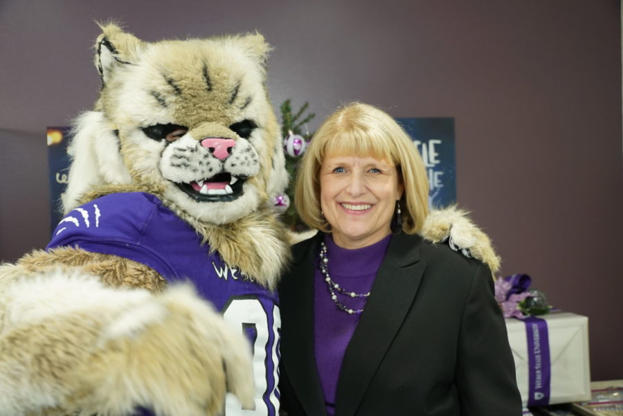 Allison Barlow Hess, the public relations director for WSU, will retire after 30 years on April 29. Photo credit: WSU