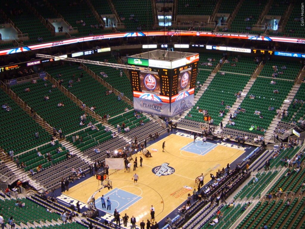 Vivint Area, home of the Utah Jazz.