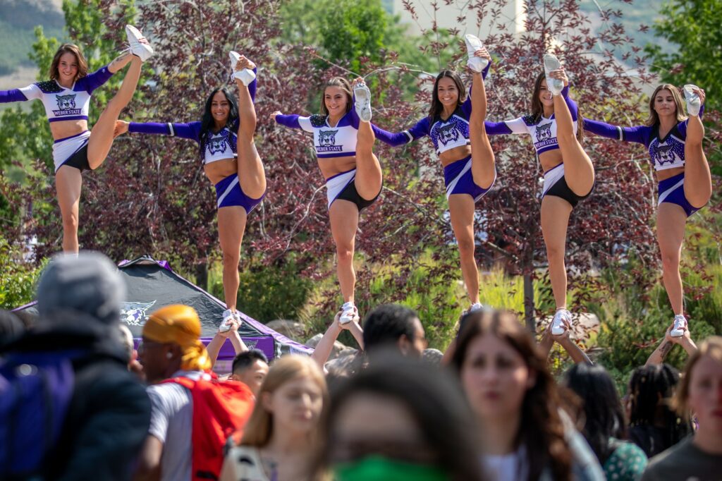 Weber State University students and community members attend the 2021 Block Party on September 3, 2021. (Weber State University)