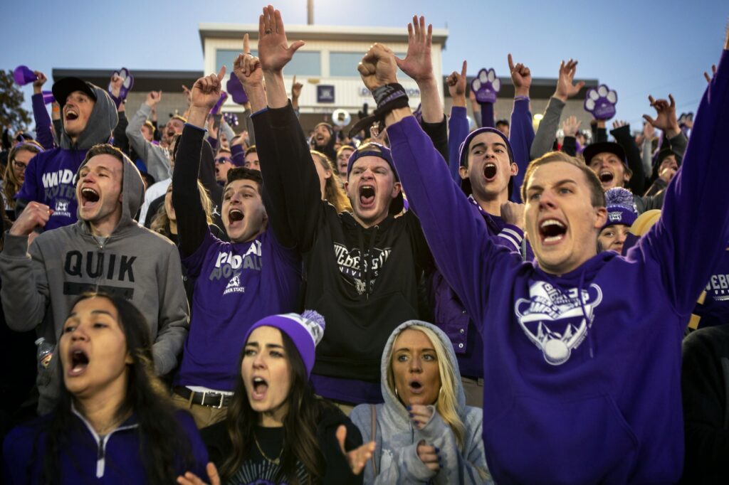 Weber State University homecoming football game against Eastern Washington University at Stewart Stadium, Ogden, Utah.
Saturday, Oct. 13, 2018
Photos by Benjamin Zack