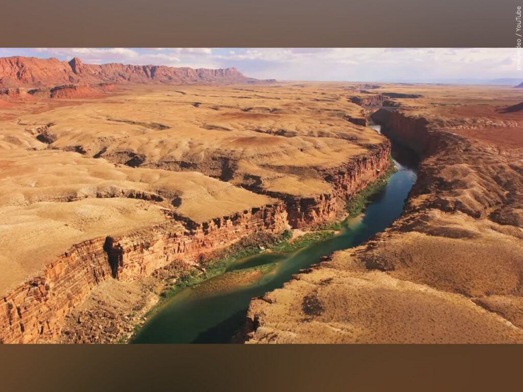 The Colorado River's water level has hit a new low. (snwavideo / YouTube)