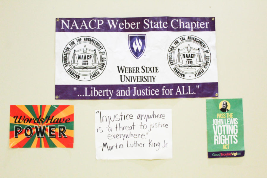 The NAACP was founded in 1909 and has only recently made it to Weber State University.
