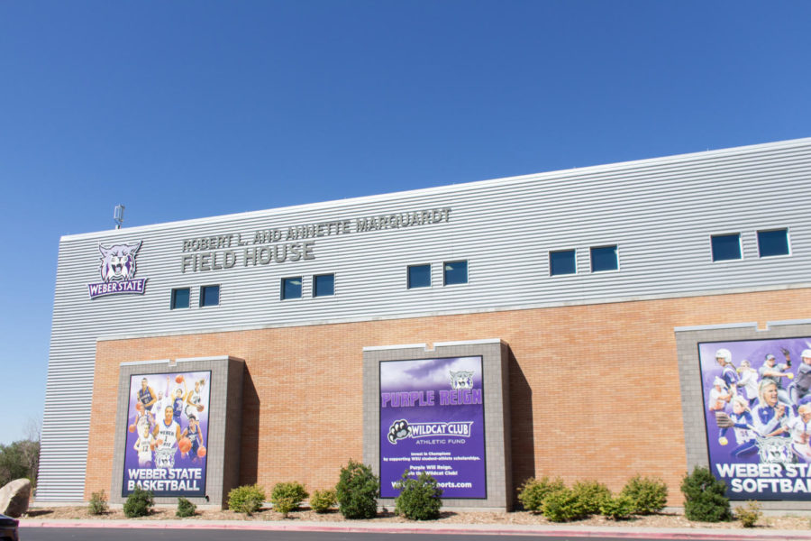Weber State Universitys Field House building. (Kennedy Camarena/ The Signpost)