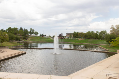 The duck pond at WSU Ogden Campus.