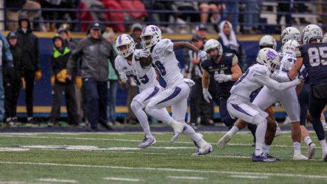 Abraham Williams returns a kickoff for a 100-yard touchdown against Montana State on Oct. 22. This is William’s second kickoff return for touchdown of the season.