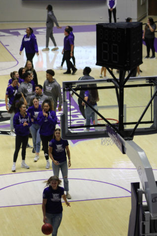 Players from both Weber States mens and womens basketball teams, the Weber State cheerleaders and Waldo the Wildcat all came out for a school spirited event with fans of all ages on Oct. 18.