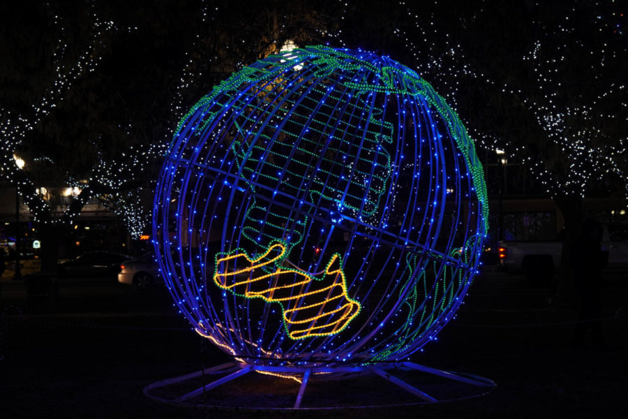The world globe.