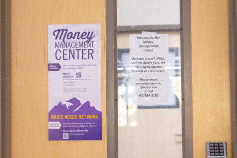 The entrance for the Money Management Center.
