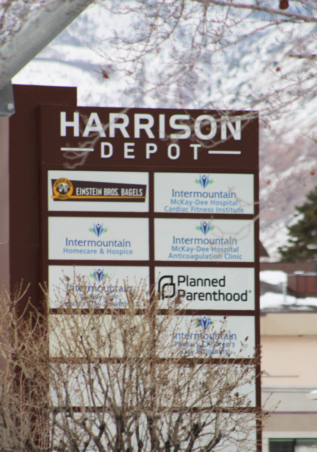 Planned Parenthood located in the Harrison Depot near the Intermountain Clinics.