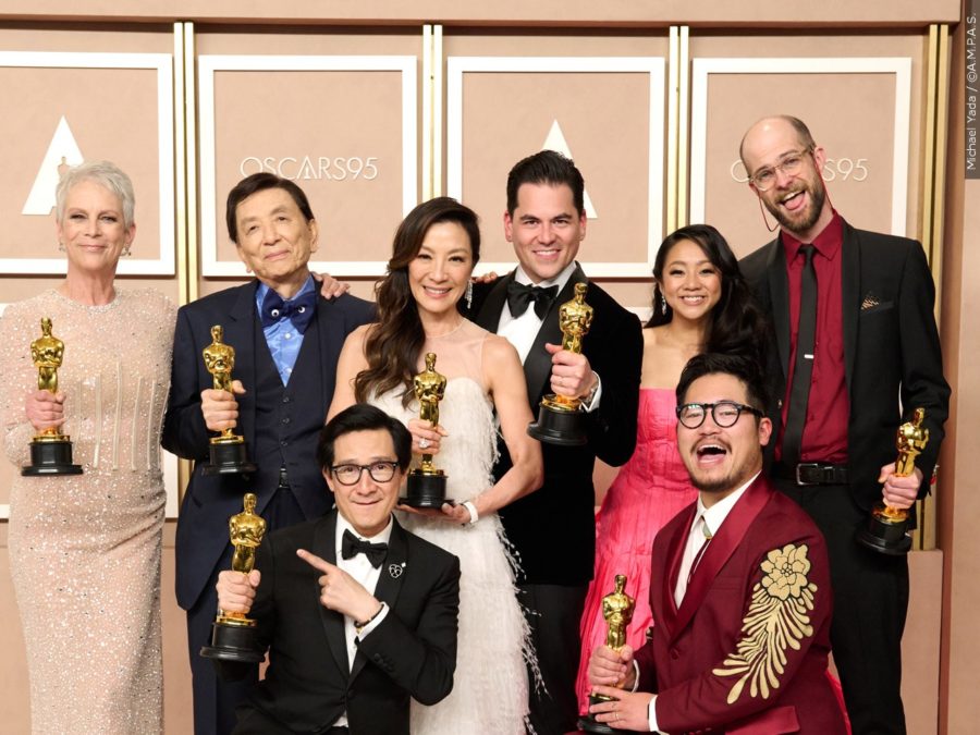 Everything Everywhere All at Once won seven Oscars on March 12, including Best Picture.