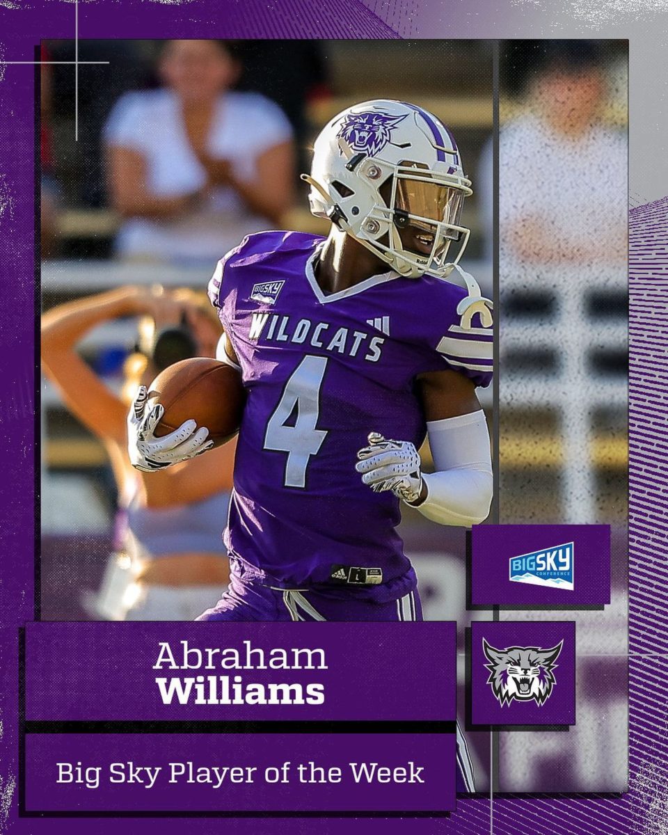 Big Sky Player of the Week, Abraham Williams.
