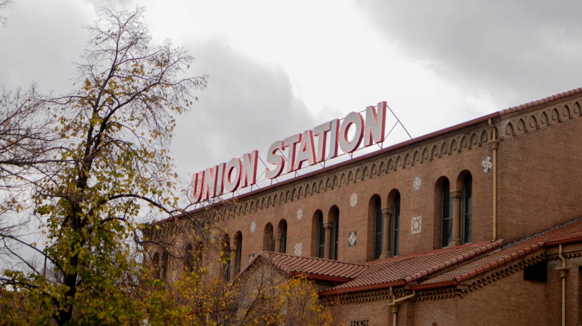 The Union Station roof sign.