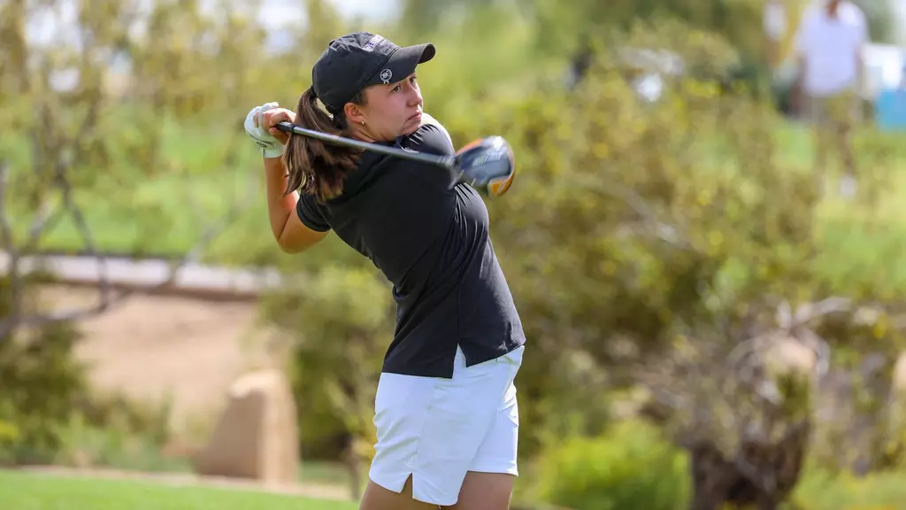 Weber State womens golf player, Isabell Gutierrez-Paillaud.