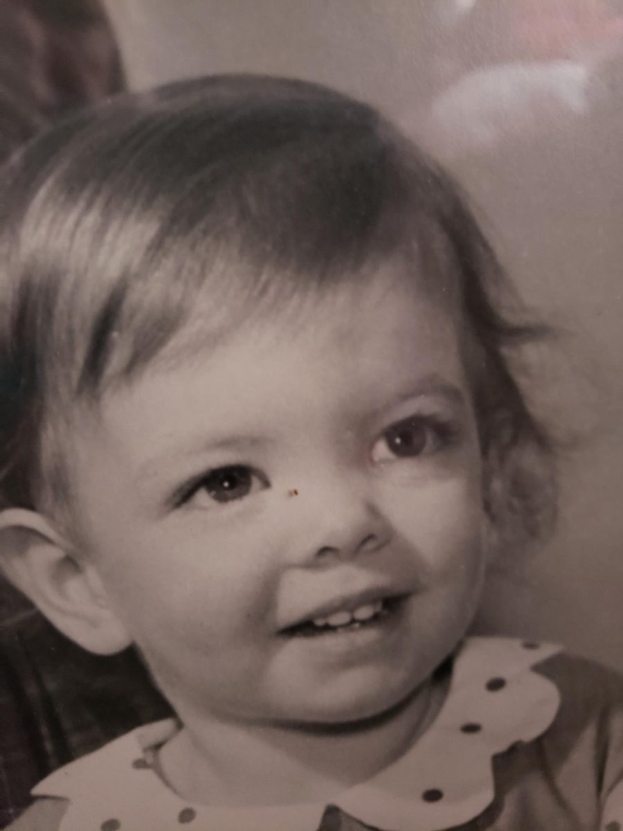 A photo of Jennifer Wilcox when she was 18-months-old.
