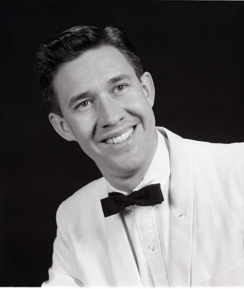 Dean Hurst, portrait taken for the production of The Music Man, Weber State College, 1961-1963.