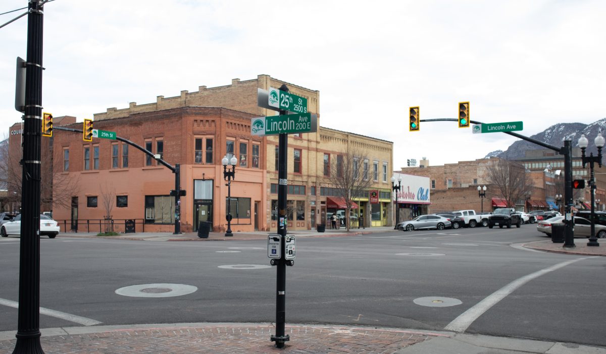 25th provides pedestrian friendly access to all businesses. (AJ Handley/The Signpost)