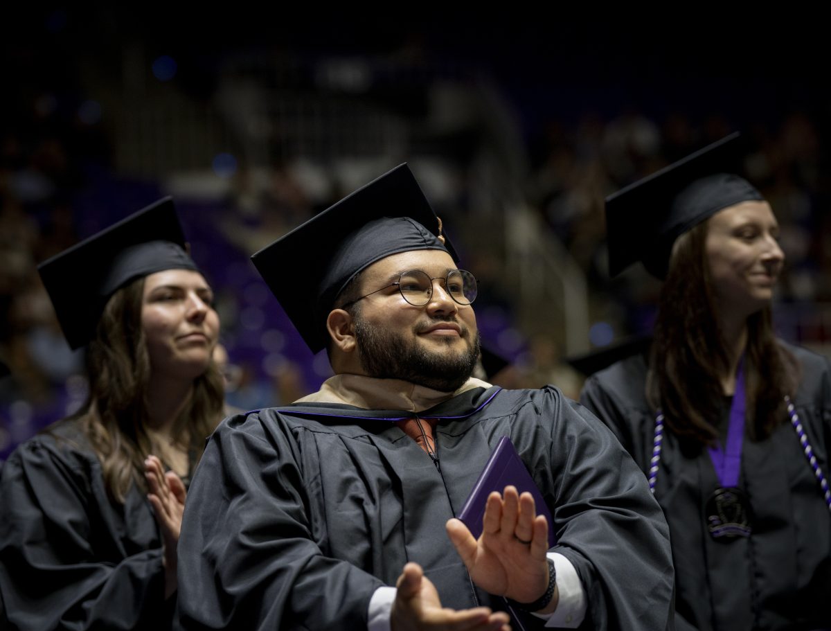 Weber State University community members celebrate the new graduates from the Goddard School of Business and Economics on April 27, 2024.