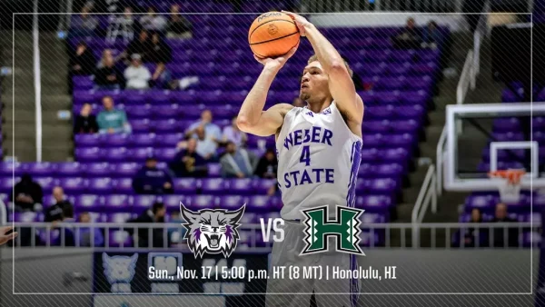 Weber State played against Hawai'i on Sunday, Nov. 17.