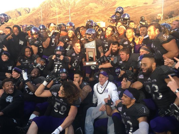 Weber State University Football celebrates Big Sky Championship win 2017.