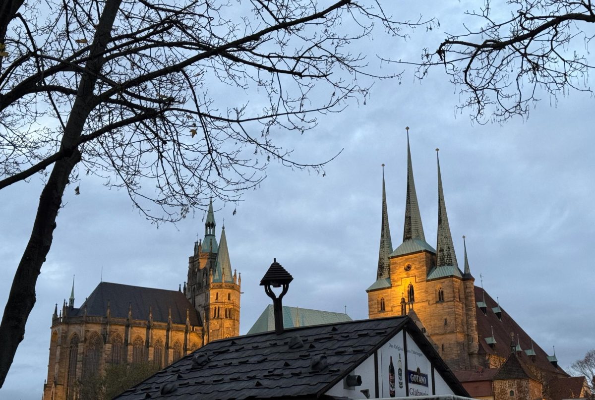 The gothic Cathedral of St. Mary’s on a cloudy morning. (please make this better lol taken November 2023)