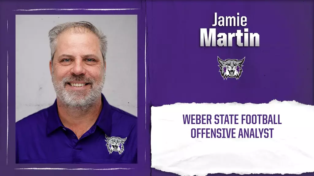 Weber State University's new Offensive Analyst hire, Jamie Martin.