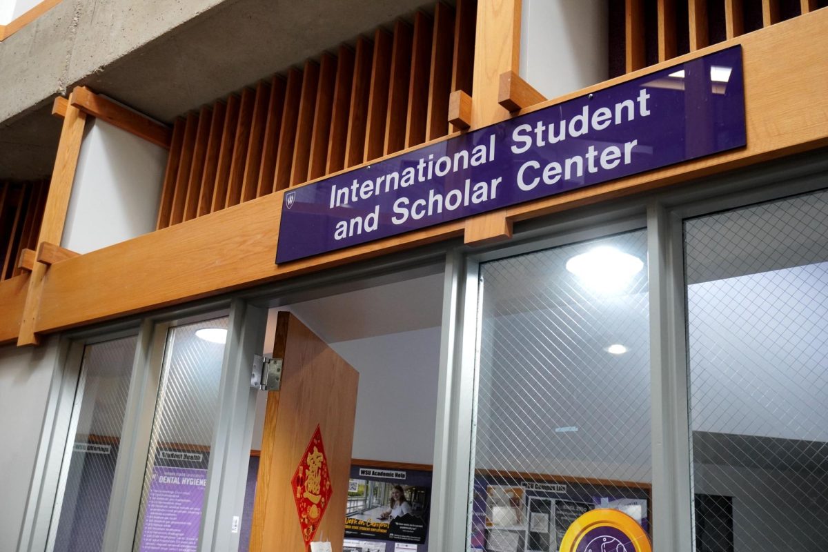 International Student Affairs Office at Shepherd Union.// Oficina de asuntos de estudiantes internacionales en Sheperd Union.