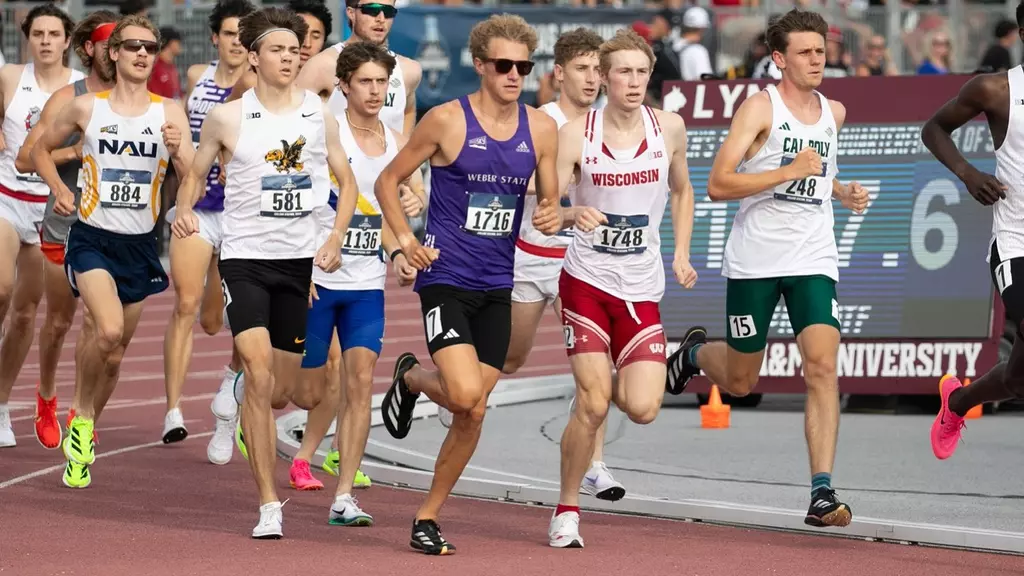 Peter Visser finished third in his heat and 12th overall to qualify for the NCAA Championships in the steeplechase.